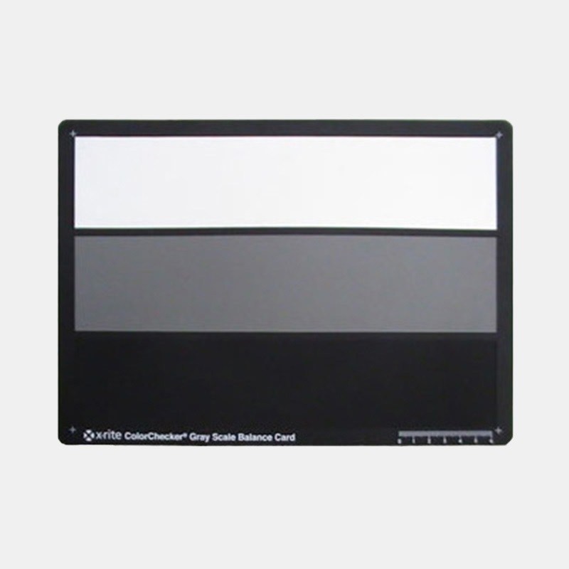 爱色丽 X-Rite 三阶灰度卡 标准型色卡 3-step Gray Scale 白灰黑 M50103