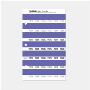 2022 PANTONE潘通年度代表色纸版TPG色卡单张 17-3938PAGE