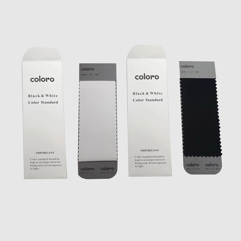 COLORO黑色和白色系列单张色卡 CPSBW