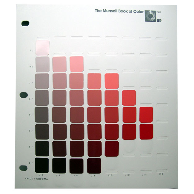 munsell孟塞尔国际标准色卡 色彩大全 光面版色卡