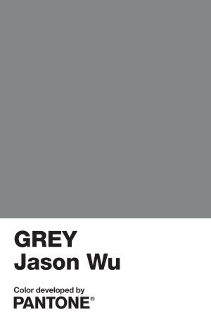 国际标准色卡pantone又推出了一个新颜色—— jason wu 灰