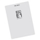 RAL E1色卡一级标准卡单张 RAL-E1-X