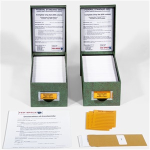 美国联邦标准色卡（专用色谱盒） FED-STD-595C CHIP SET