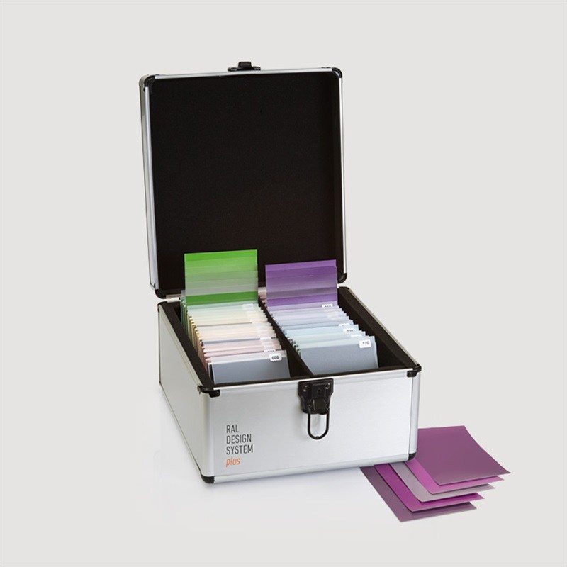 RAL劳尔D6色卡设计师版专用色谱盒（A6格式套装） RAL-D6