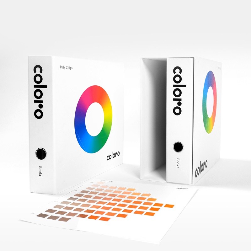 Coloro色卡颜色参考工具绦纶版 Coloro Workbook C-WB-PO-3500