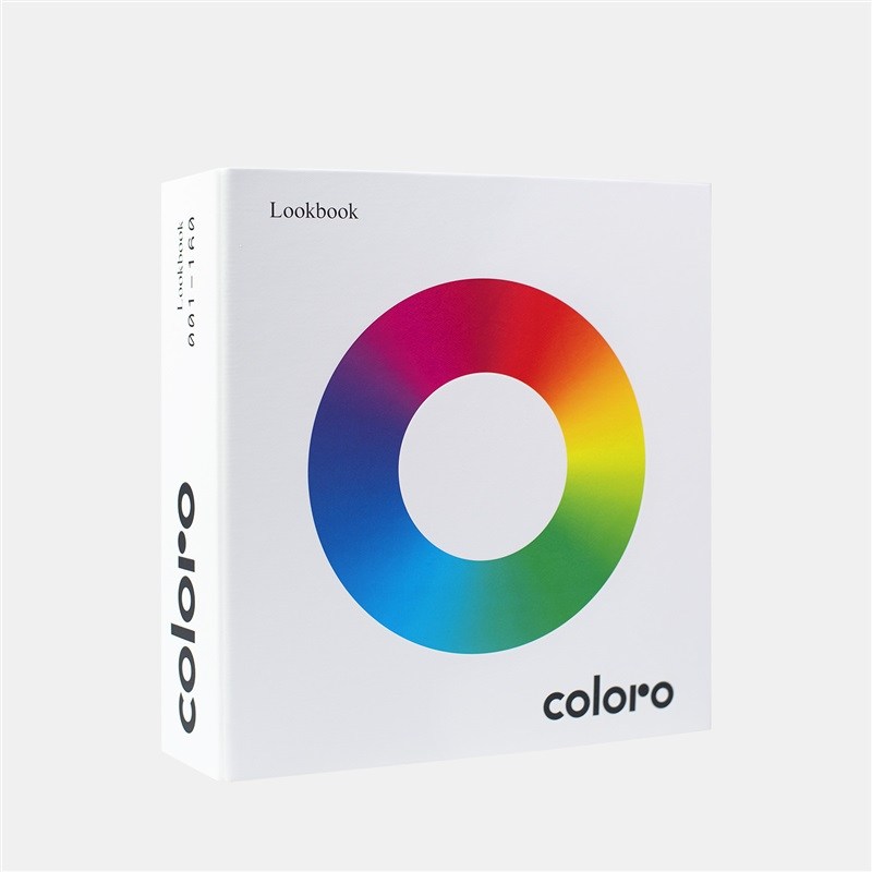 Coloro Lookbook色彩词典绦纶材质色卡 C-LB-PO-3500