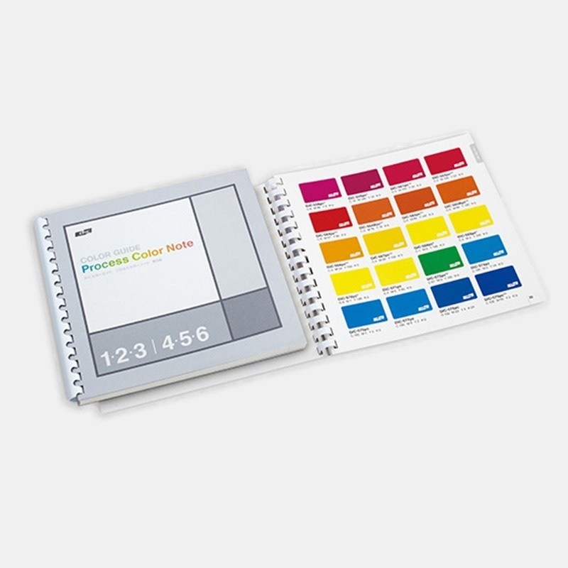 DIC色彩指南工艺颜色说明图表第八版 Process Color Note W200019