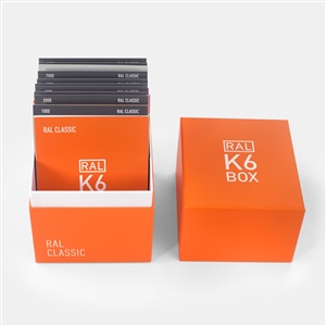 劳尔RAL K6色卡A6规格经典色彩色谱盒