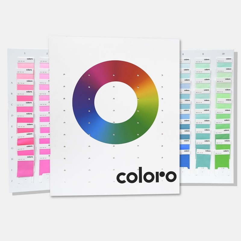 Coloro色卡  244-荧光色系套装 COLORO-NB