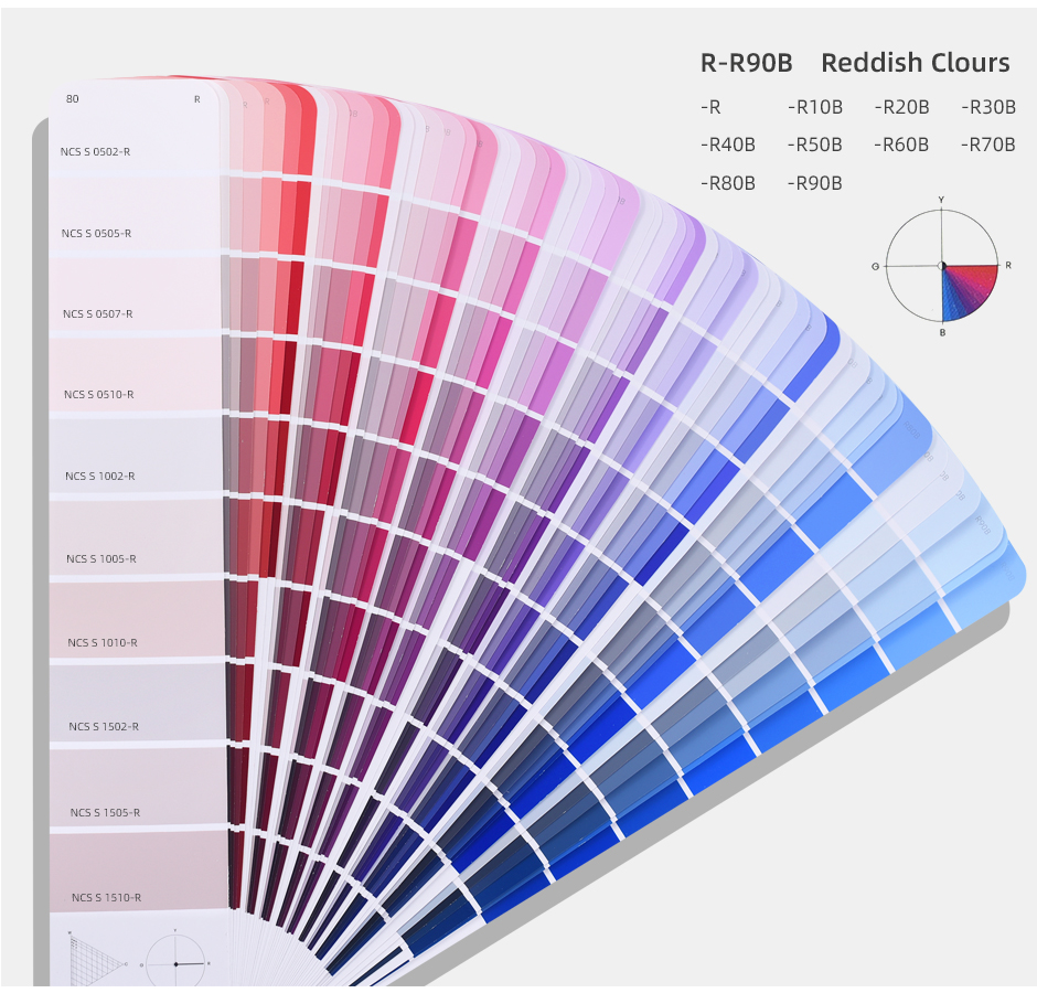 NCS色卡色彩设计工具扇形版NCS INDEX 2050