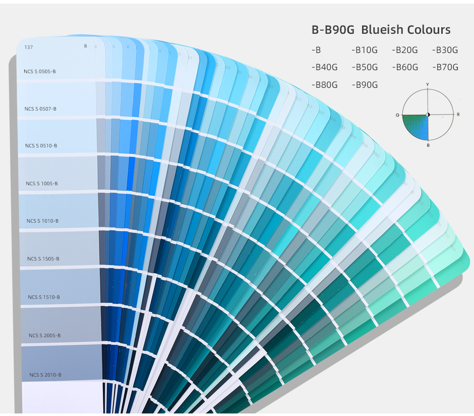 NCS色卡色彩设计工具扇形版NCS INDEX 2050