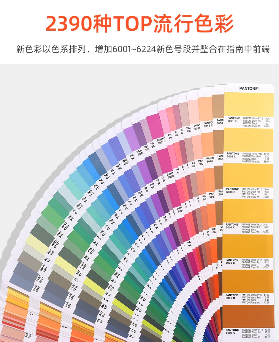 GP1601B-PANTONE潘通CU色卡上市全新2390色