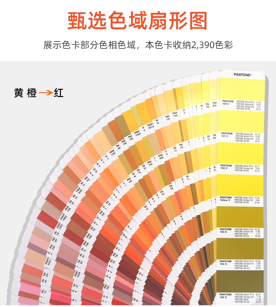 GP1601B-PANTONE潘通CU色卡上市全新2390色