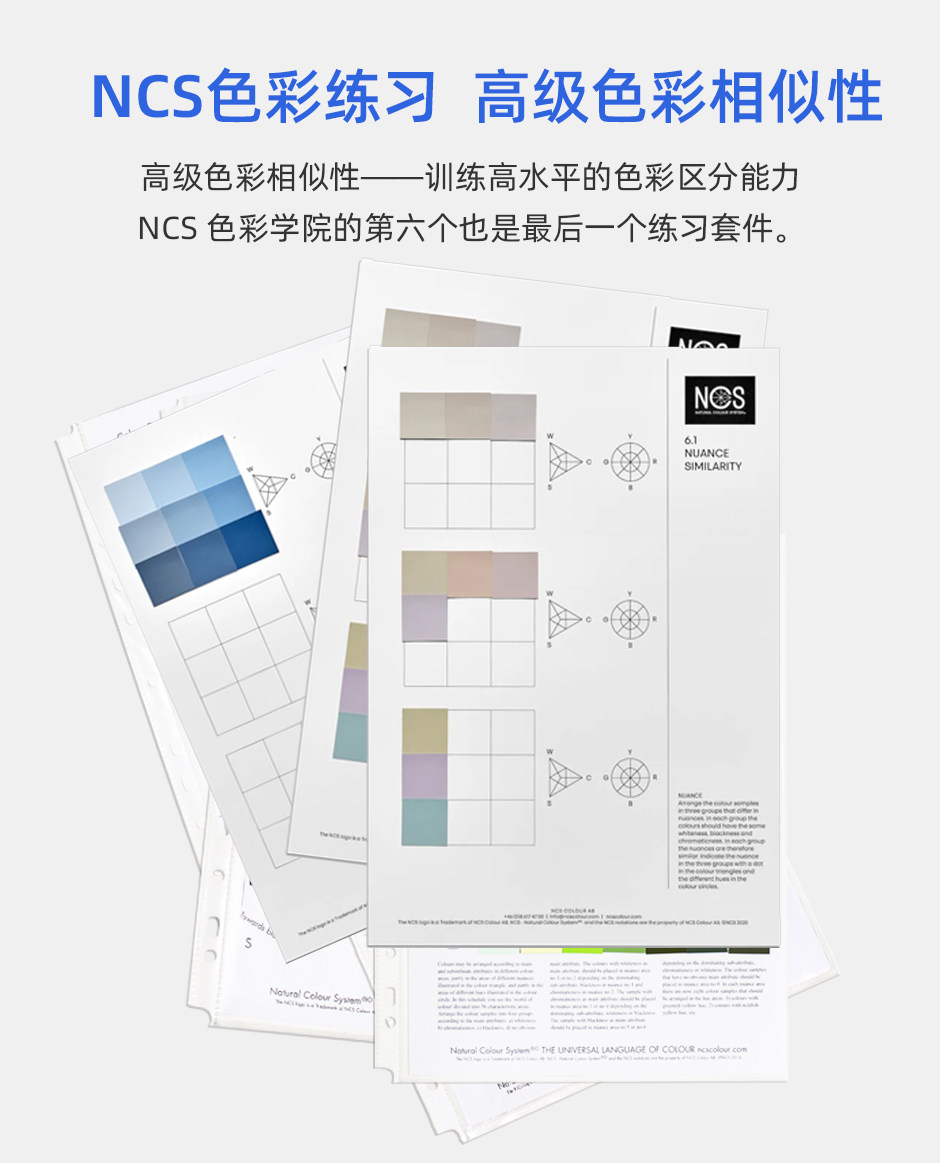 NCS培训材料-高级色彩相似性-第6个练习套件