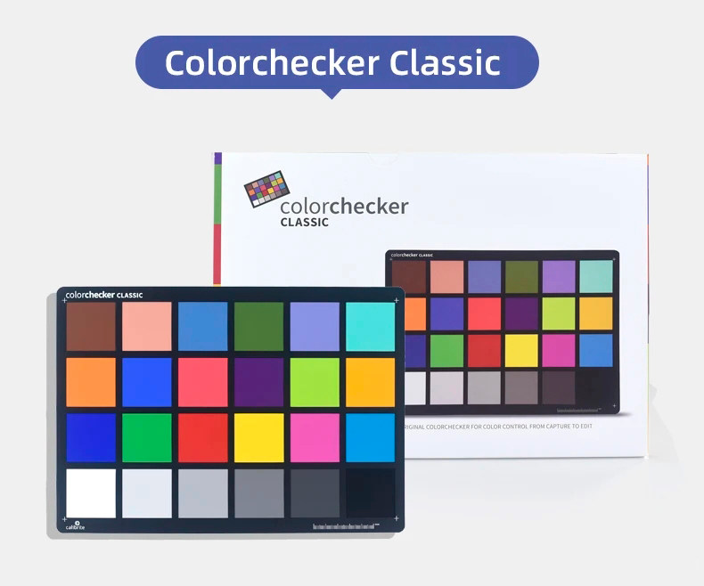 calibrite原爱色丽ColorChecker Classic色彩还原色卡孟塞尔标准24色标准版