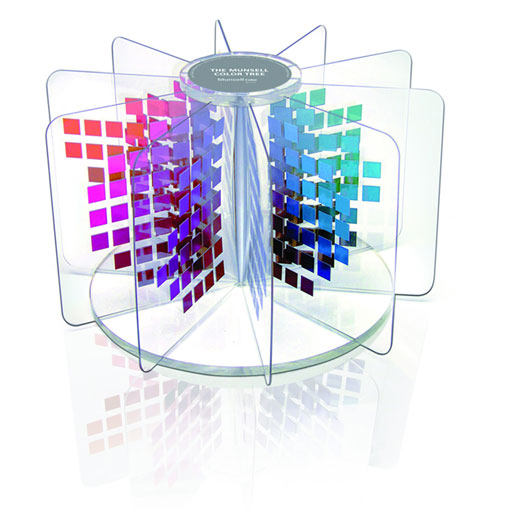 munsell色彩树 munsell color tree色彩立体模型 m70115