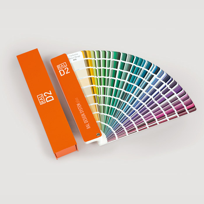 新品ral色卡 劳尔色卡 标准色标卡 ral-d2 设计师版加强版 2018版
