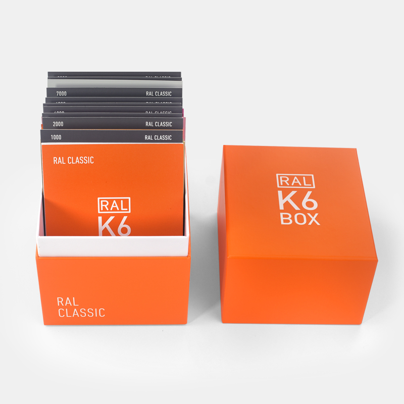 劳尔RAL K6色卡A6规格经典色彩色谱盒 RAL-K6